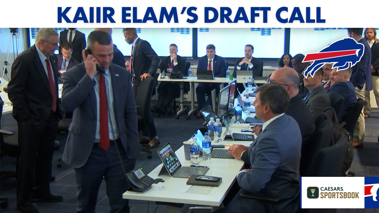 Bills Make the Draft Call to Kaiir Elam