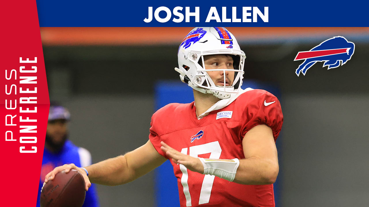 josh allen riding a buffalo