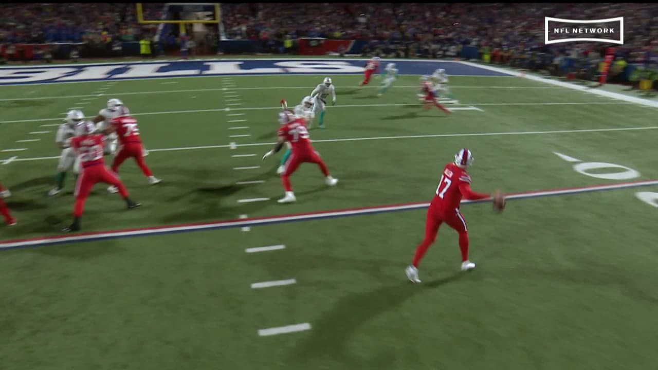 Josh Allen throws 4 TD passes, runs for score, Bills rout division rival  Dolphins 48-20 – WWLP