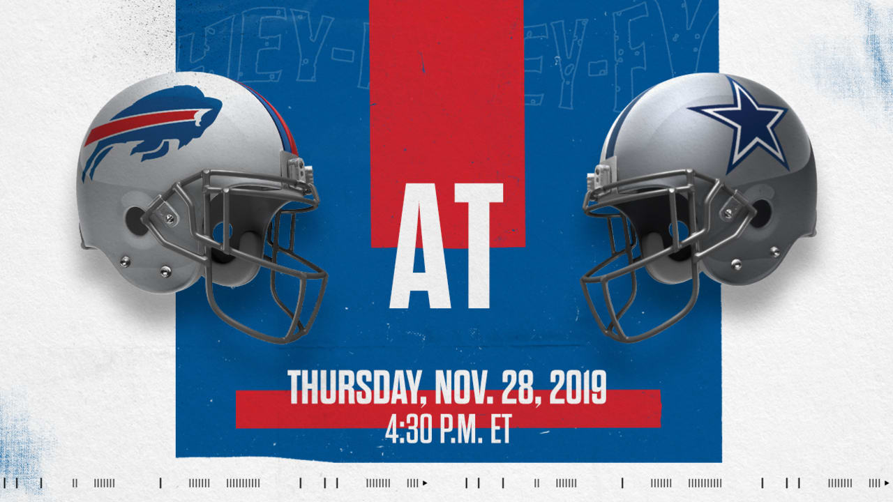 Buffalo Bills at Dallas Cowboys in NFL Week 13: TV channel, time, live  stream information for Thanksgiving Day game 