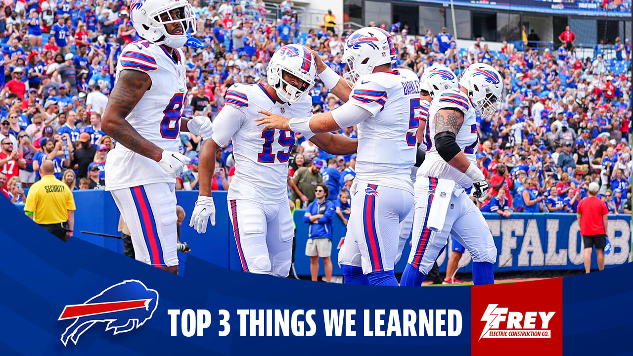 Top 3 things we learned from Bills vs Colts  Preseason Week 1 2023  BuffaloBillscom