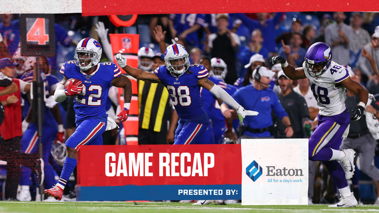 Bills complete undefeated preseason with a 2723 win over Minnesota