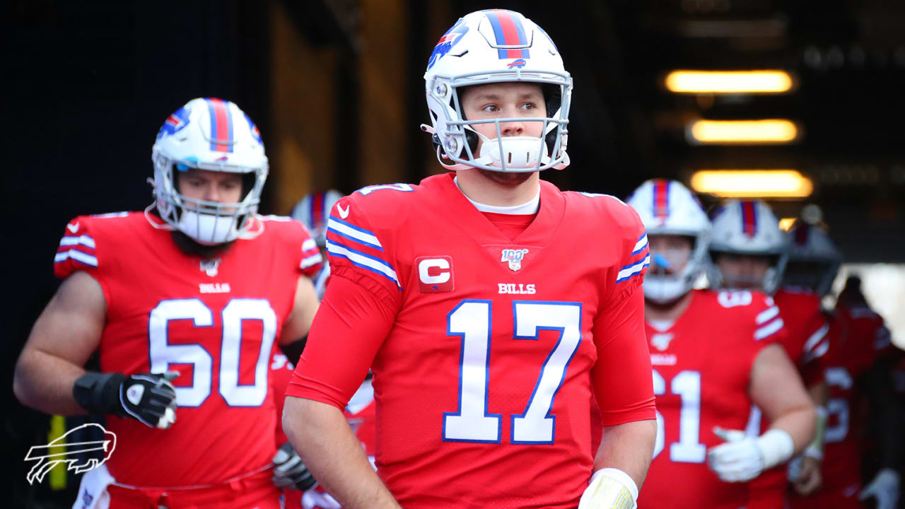 josh allen red jersey