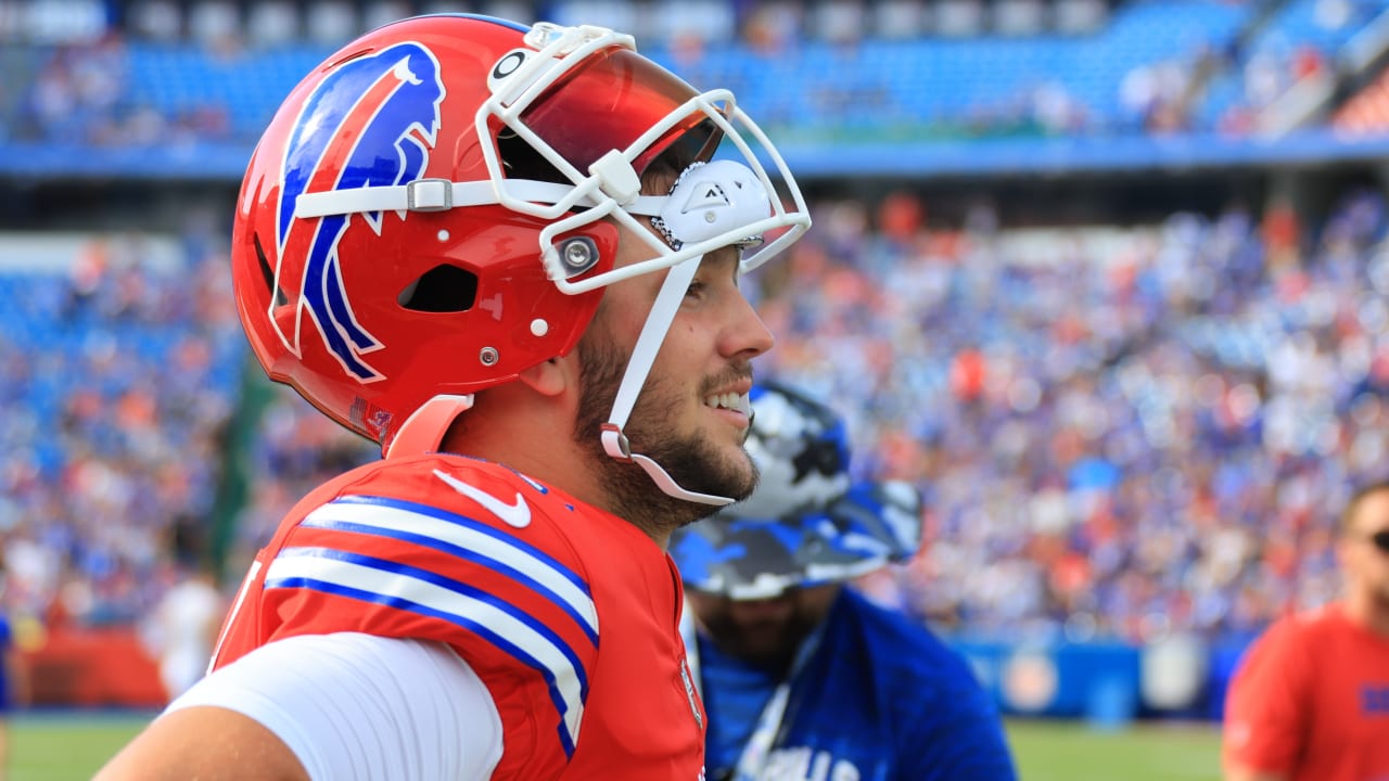 Buffalo Bills Blue and Red Practice Highmark Stadium 2022 