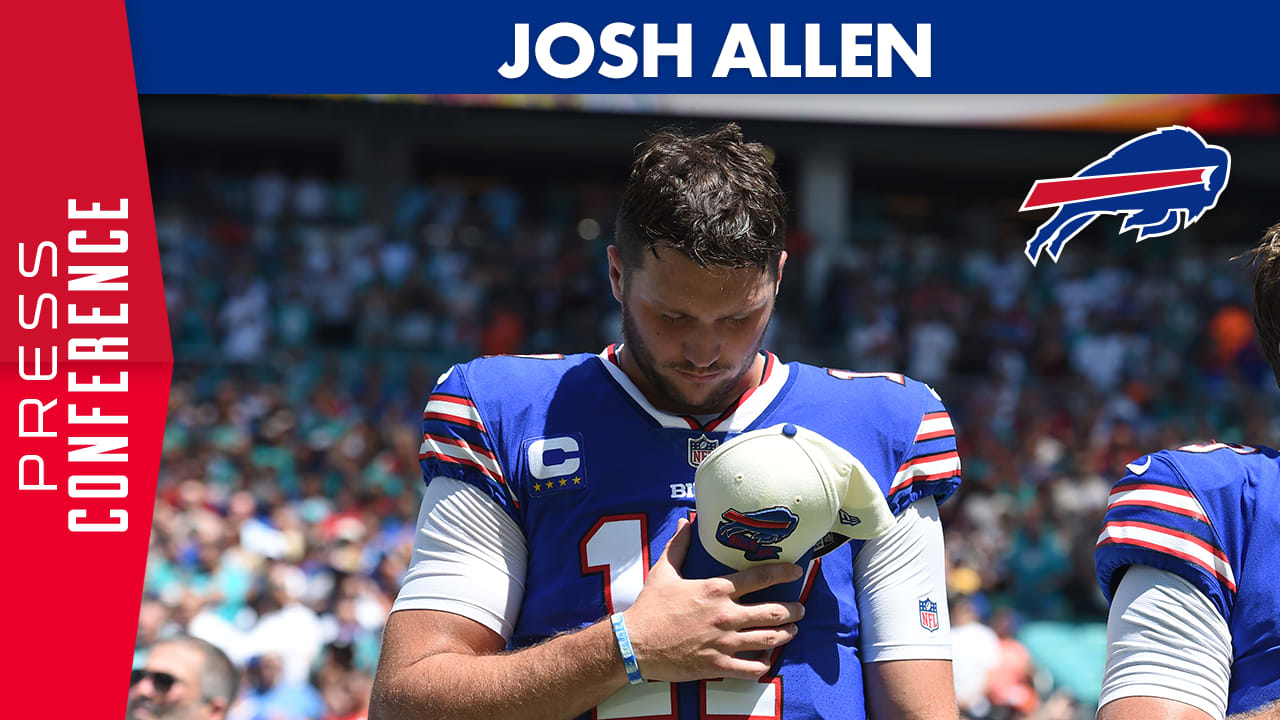 Josh Allen says 'breathing was tough' in Miami heat, explains why