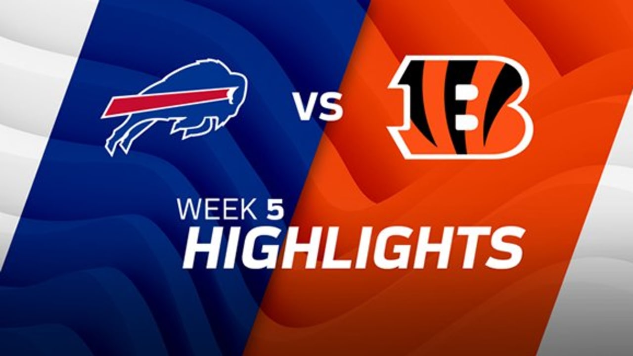 Bills vs. Bengals  NFL Week 5 Game Highlights 