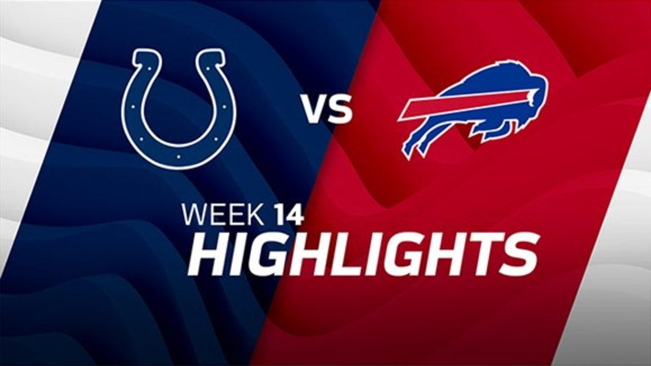 Colts vs. Bills highlights Week 14