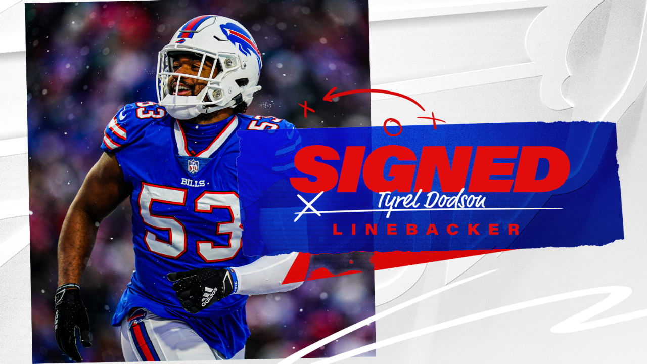 Bills linebacker and special teamer Tyrel Dodson signs a oneyear contract
