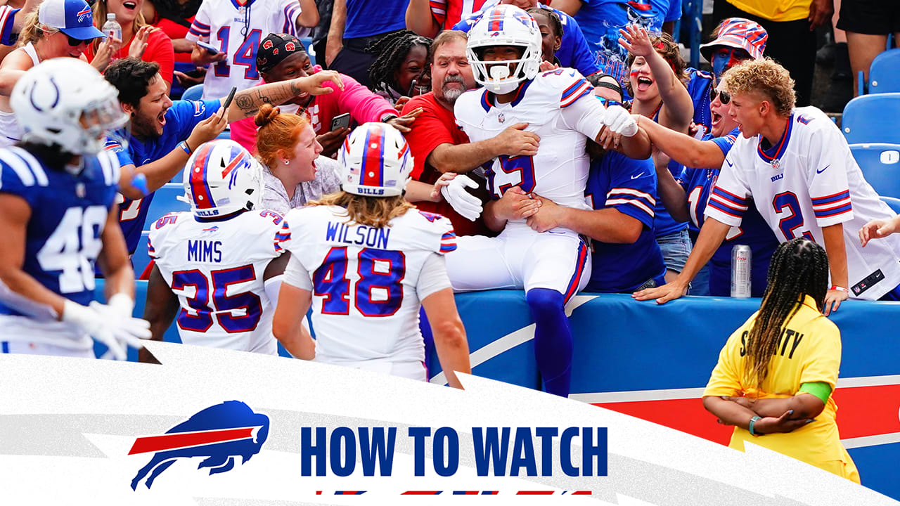 What channel is Bills vs. Colts preseason game on? Time, TV, streaming