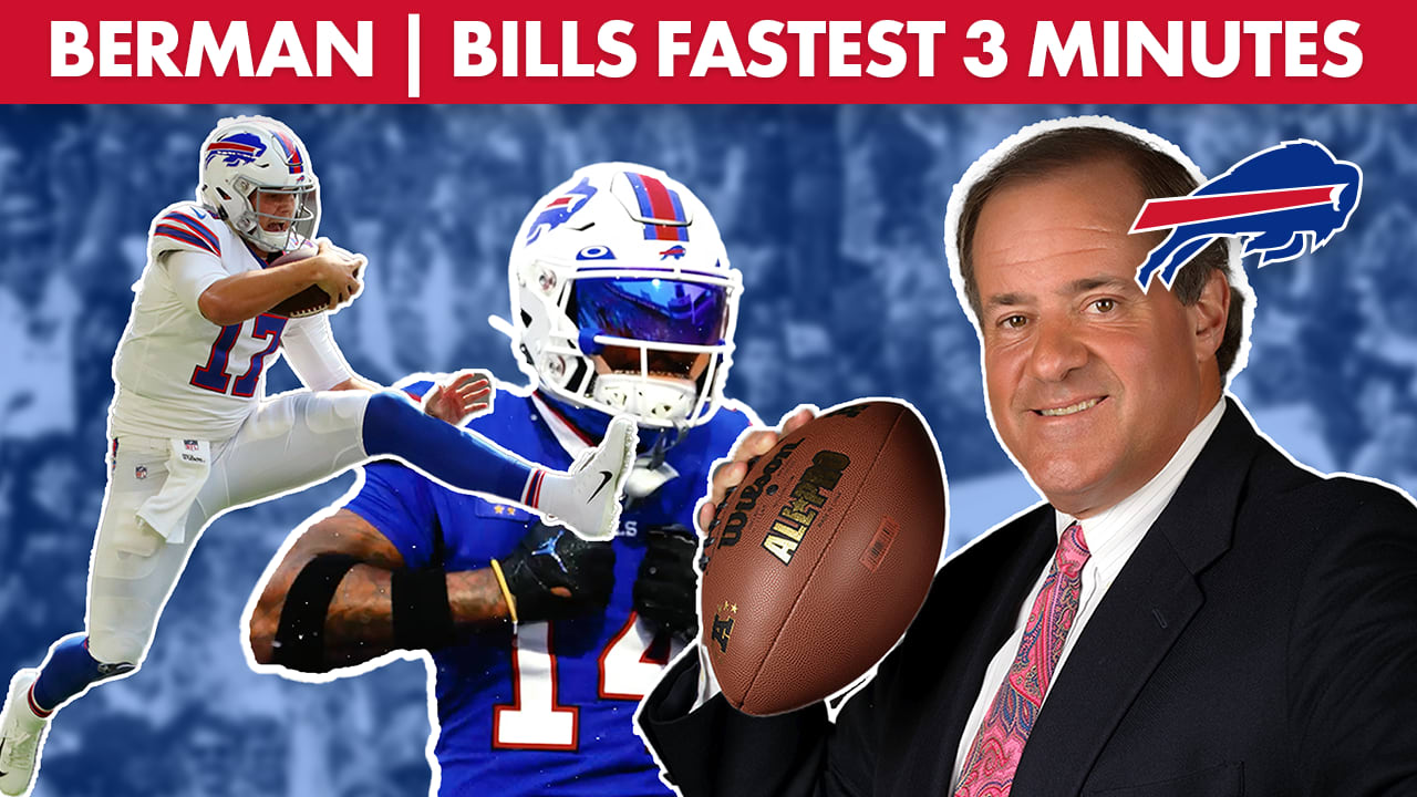 Chris Berman's Fastest 3 Minutes To Kickoff Buffalo Bills 2023 Season!