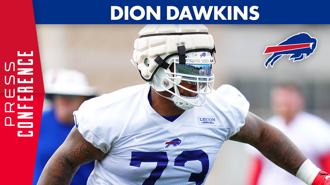 Bills' Dion Dawkins says practice without pads is harder