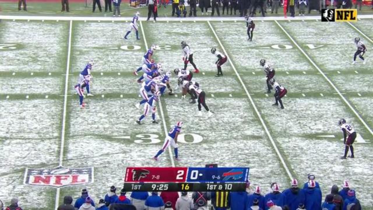 Josh Allen's biggest plays in the snow from Bills vs. Falcons Week 17