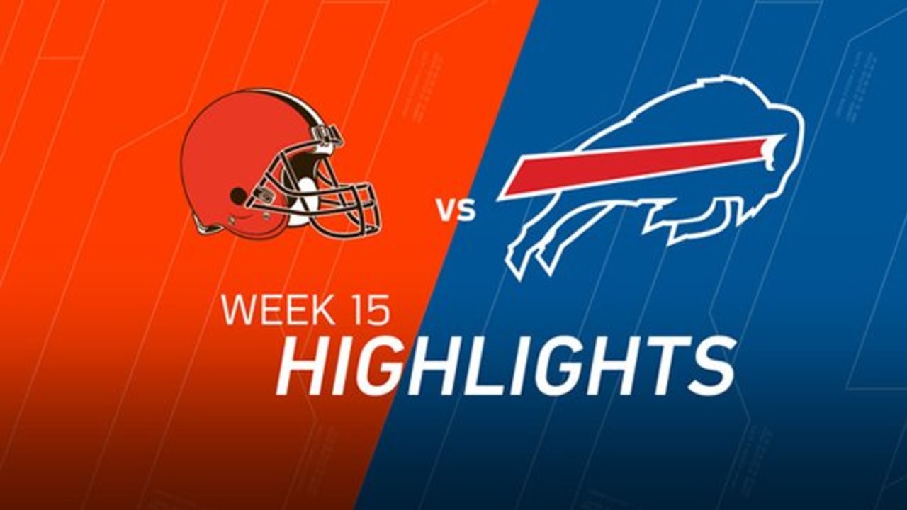 Week 15 Browns vs. Bills highlights