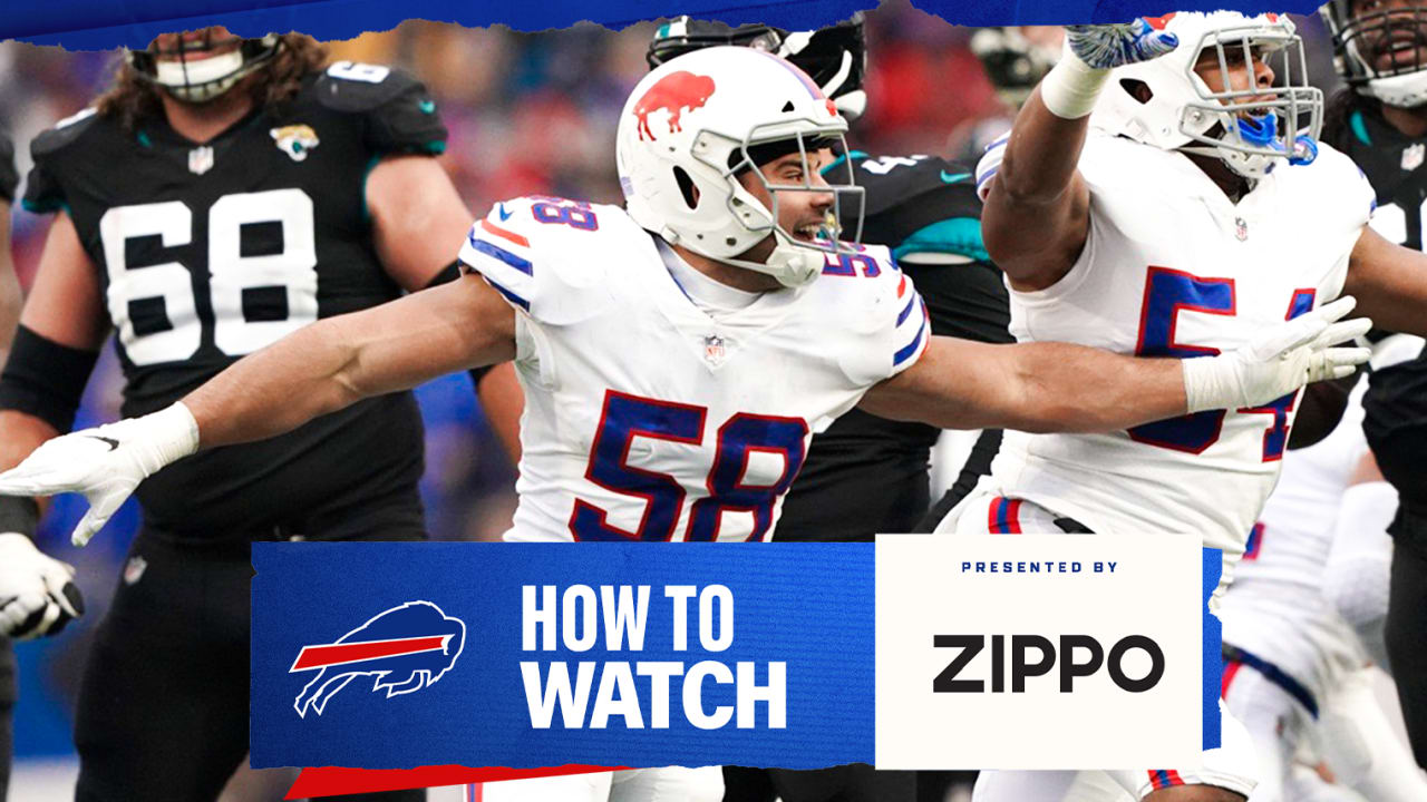 How to watch, stream and listen to Bills-Jaguars