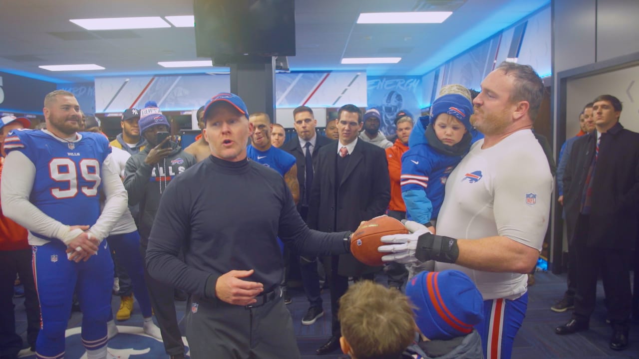 WATCH: Bills FaceTime Matt Milano during McDermott's post-game speech