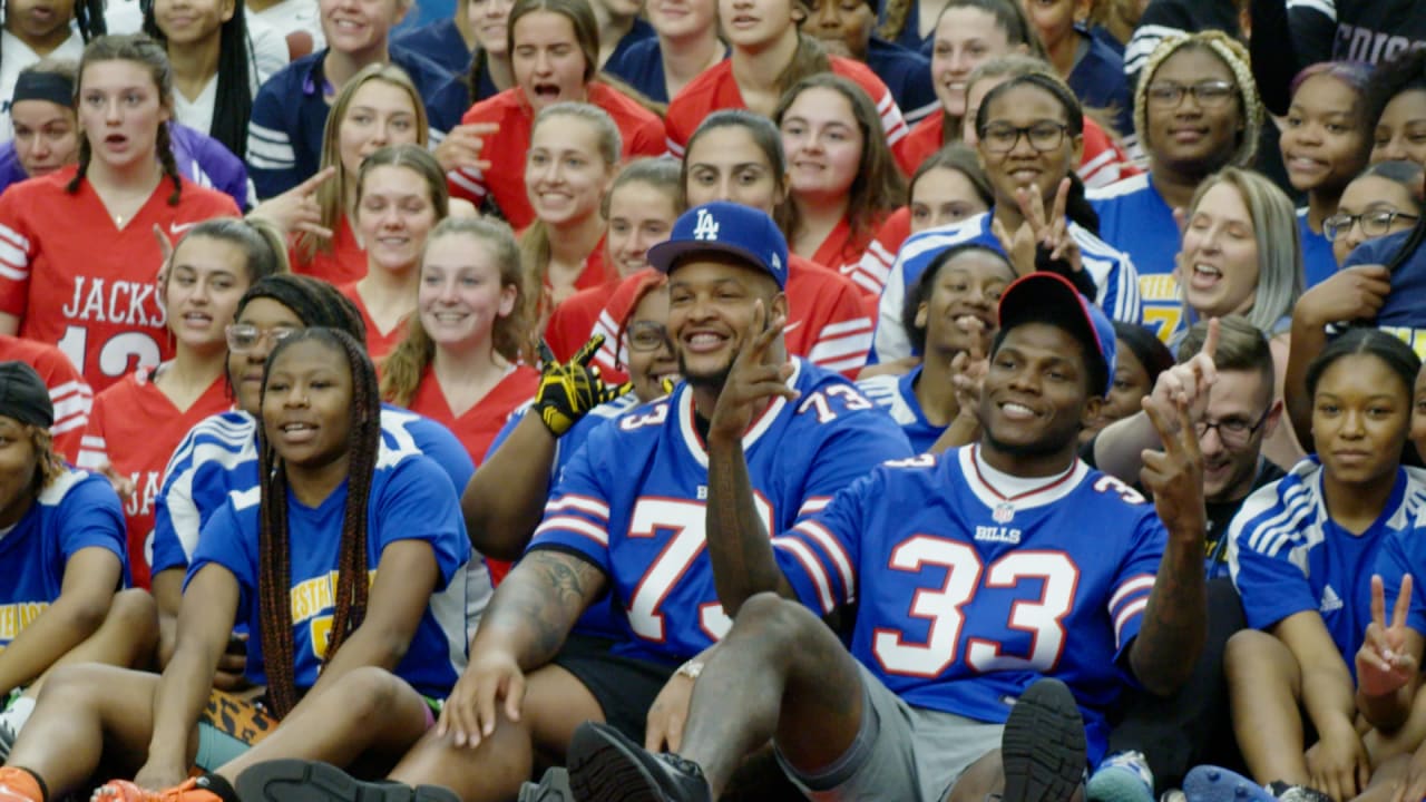 Bills welcome over 1,000 participants for High School Girls Flag Football  Celebration event