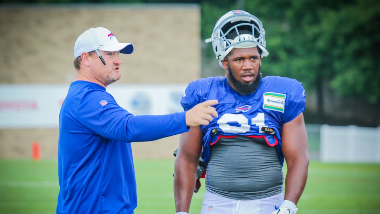 Scary moment for Josh Allen as Bills put on pads for Day 5 of Camp 