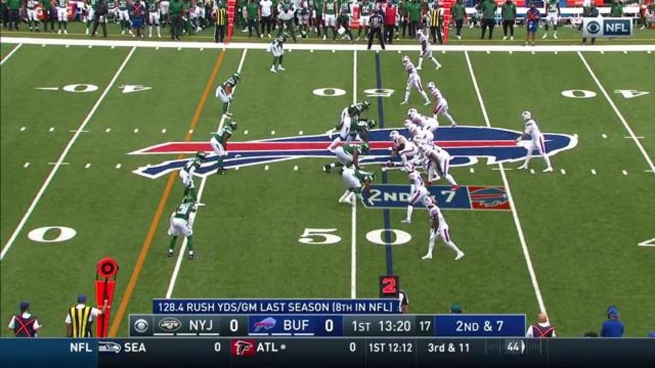 Buffalo Bills wide receiver Stefon Diggs' crisp route-running results in  19-yard reception