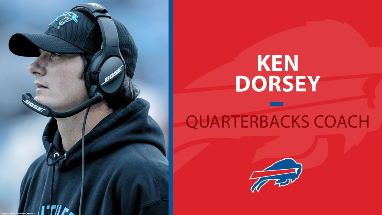 Bills hire Ken Dorsey as quarterbacks coach, name Chad Hall wide