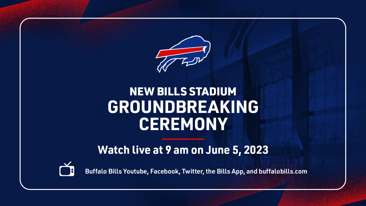 How fans can watch the New Bills Stadium groundbreaking ceremony