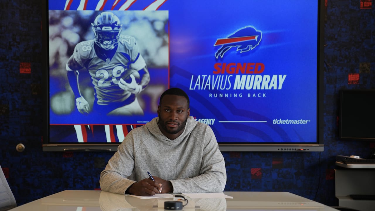 Latavius Murray is exactly where he wants to be. Buffalo Bills