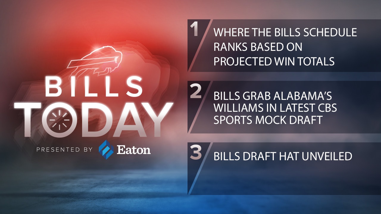 Bills Today Where the Bills schedule ranks based on projected win totals