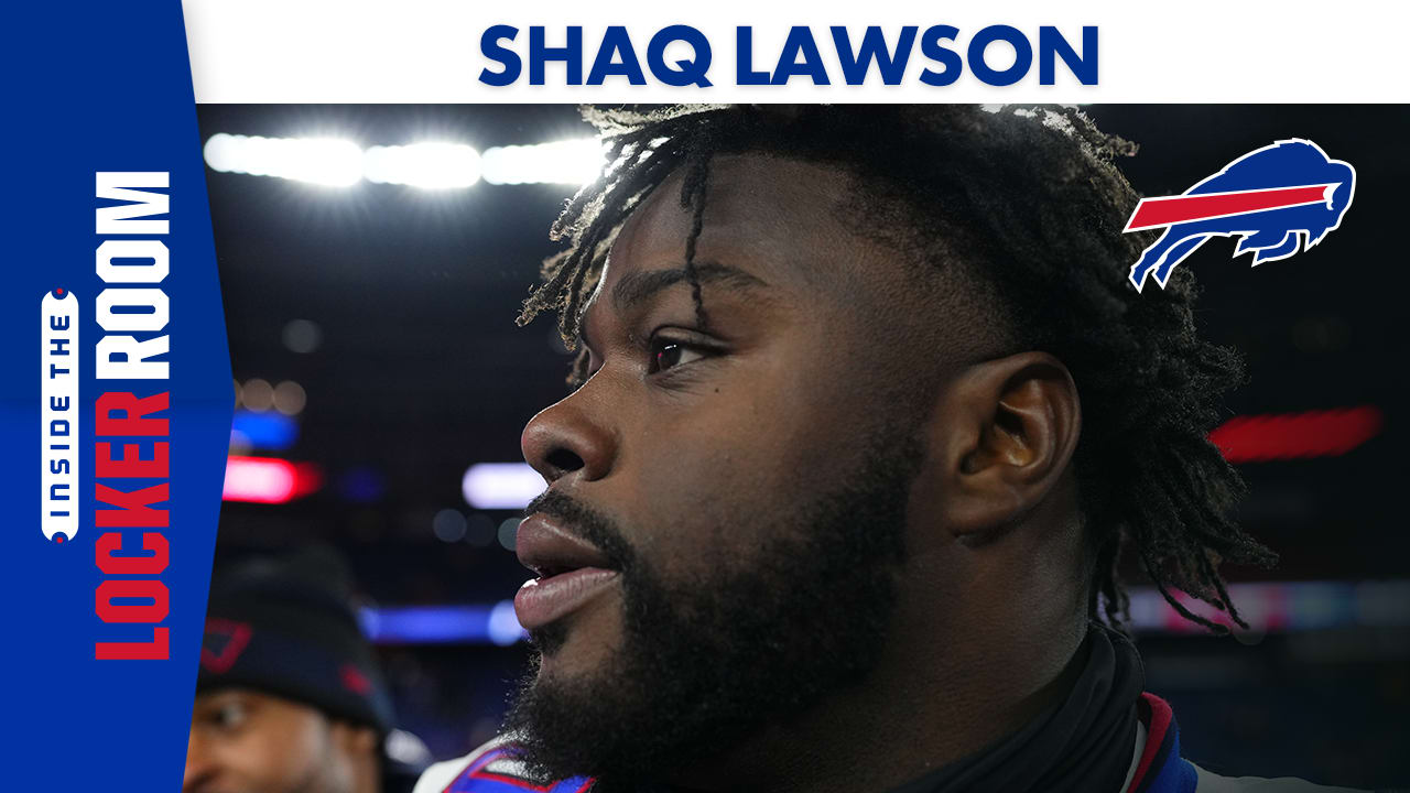 Shaq Lawson goes above and beyond to stay warm at Bills practice (video)