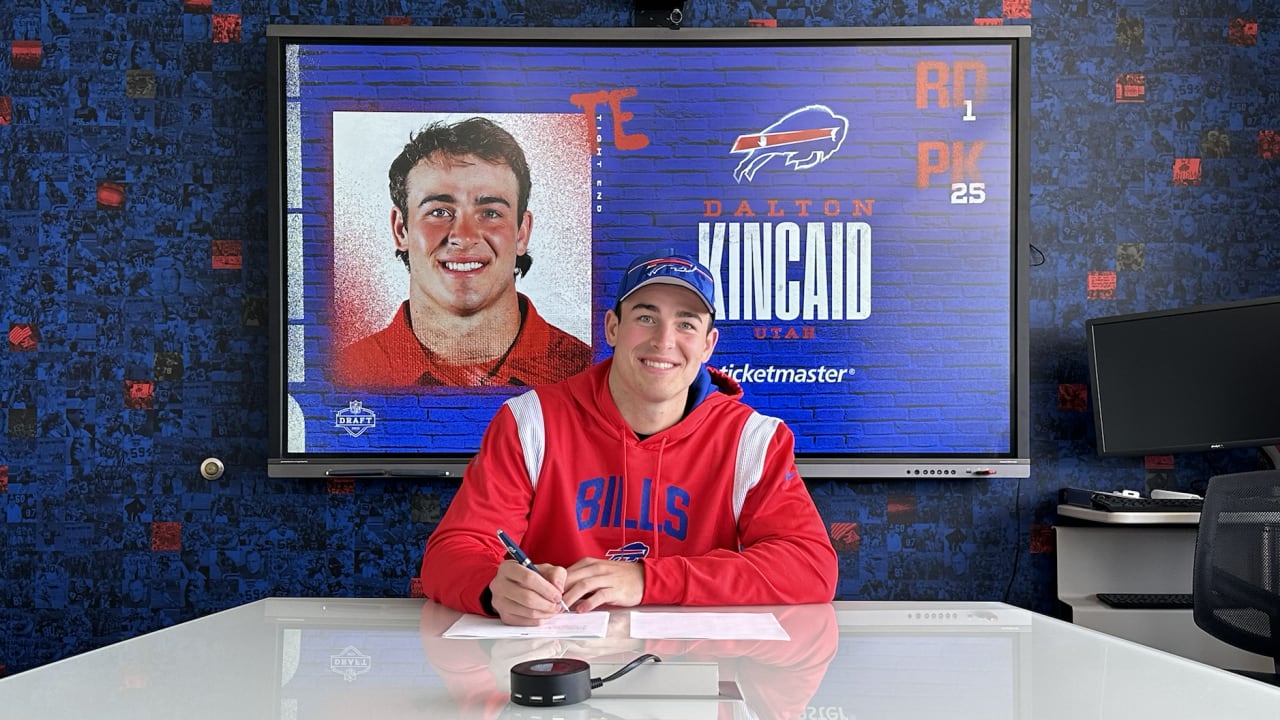 Bill sign 1st-round pick TE Dalton Kincaid