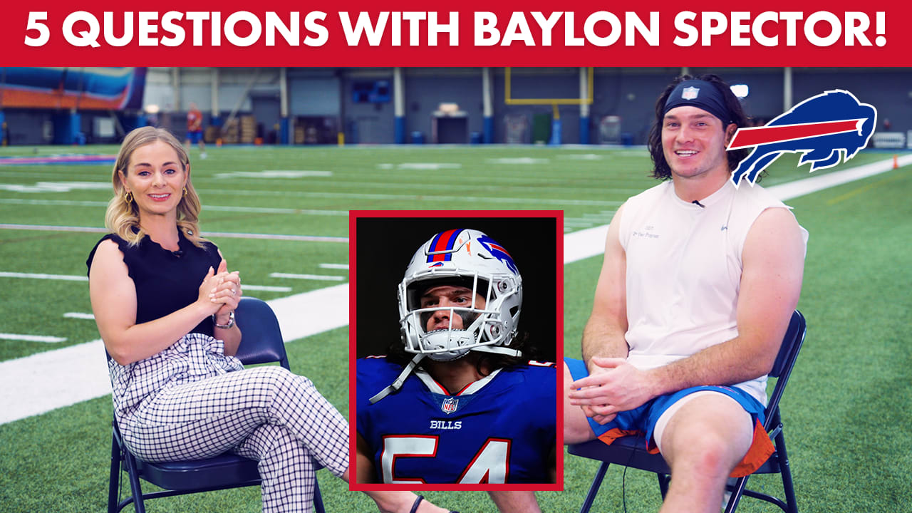 5 Questions With Baylon Spector! Buffalo Bills