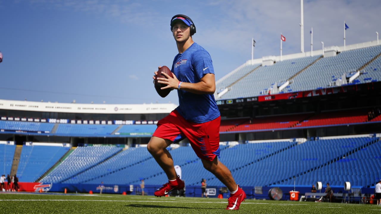 Josh Allen staying in shape despite outbreak of COVID-19