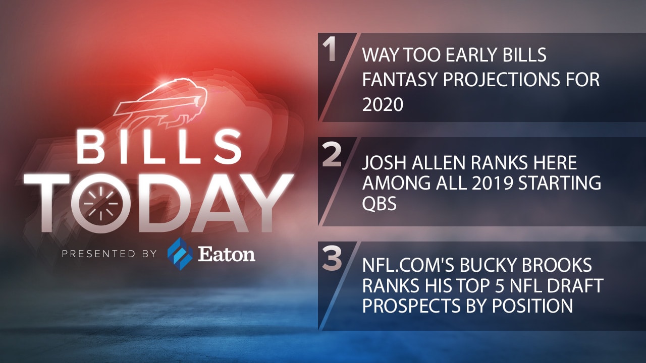 Bills Today  Way too early Bills fantasy projections for 2020