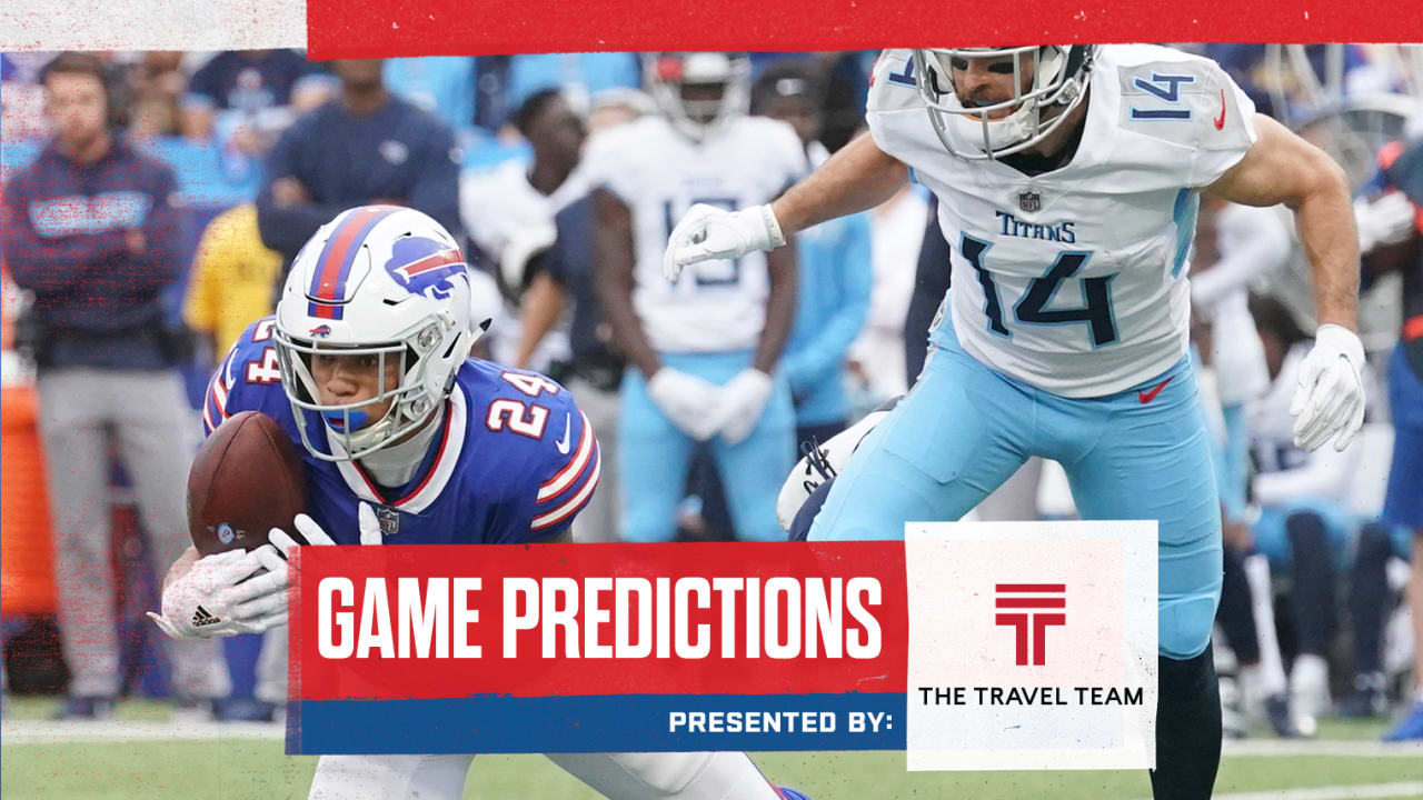 Game predictions, Bills vs. Titans