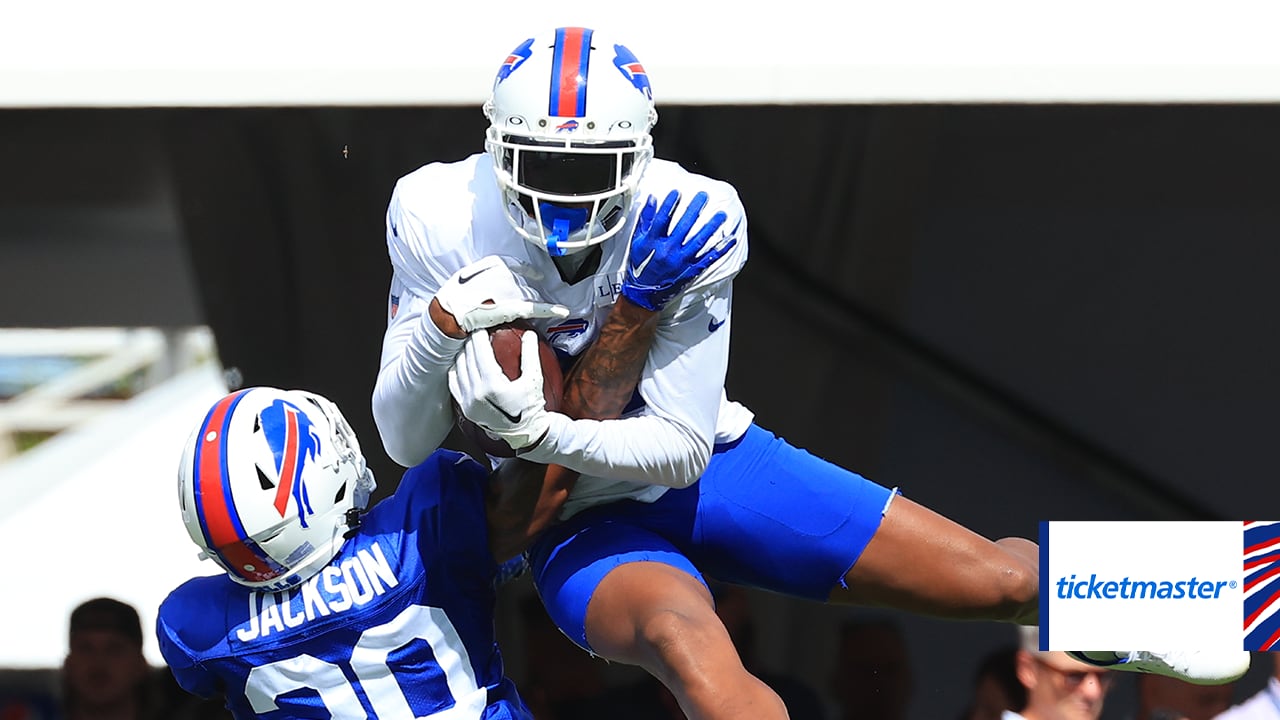 Bills training camp: Josh Allen wears throwback red helmets