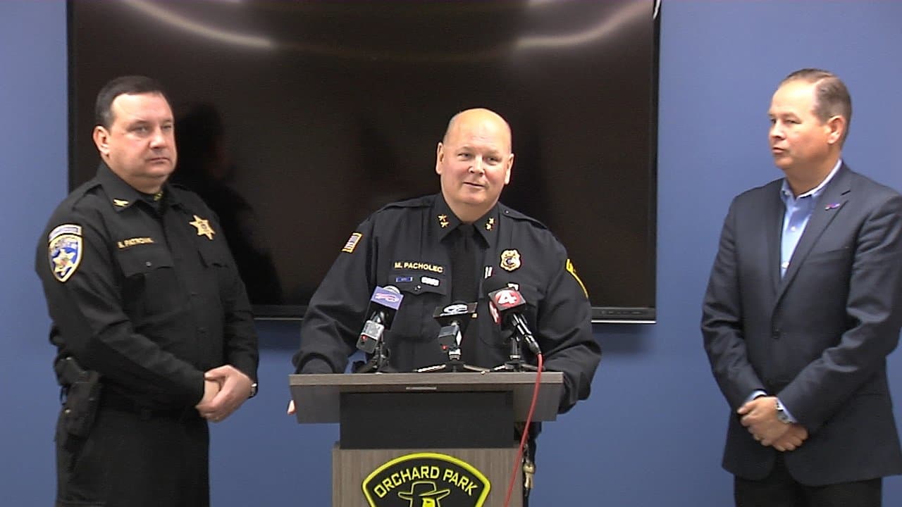 Orchard Park Police Department Presser