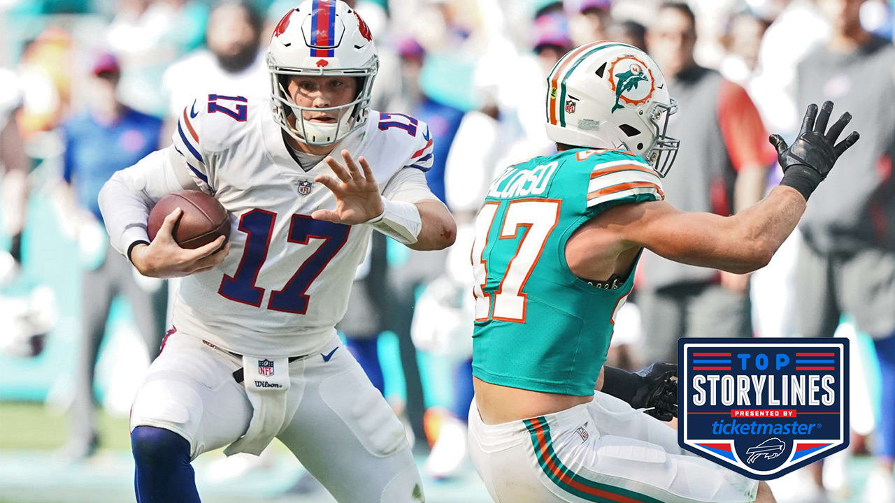 Is Josh Allen at his best when playing Miami? Find out what John Murphy  thinks in this week's top storylines column.