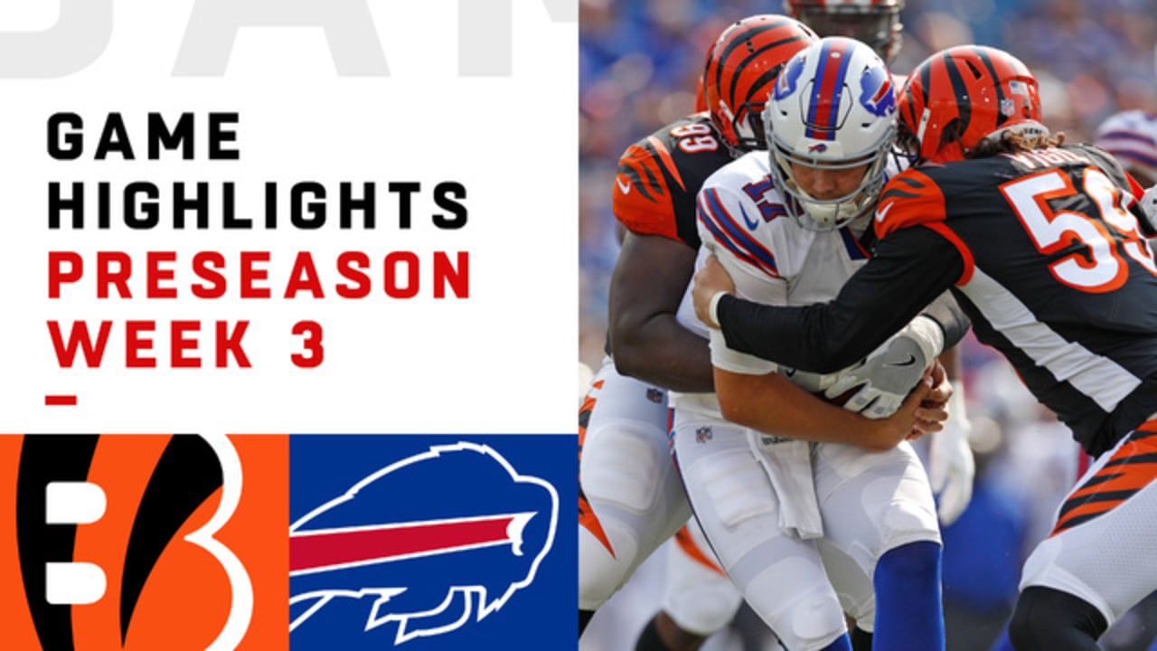 Giants vs. Bengals Preseason Week 3 Highlights