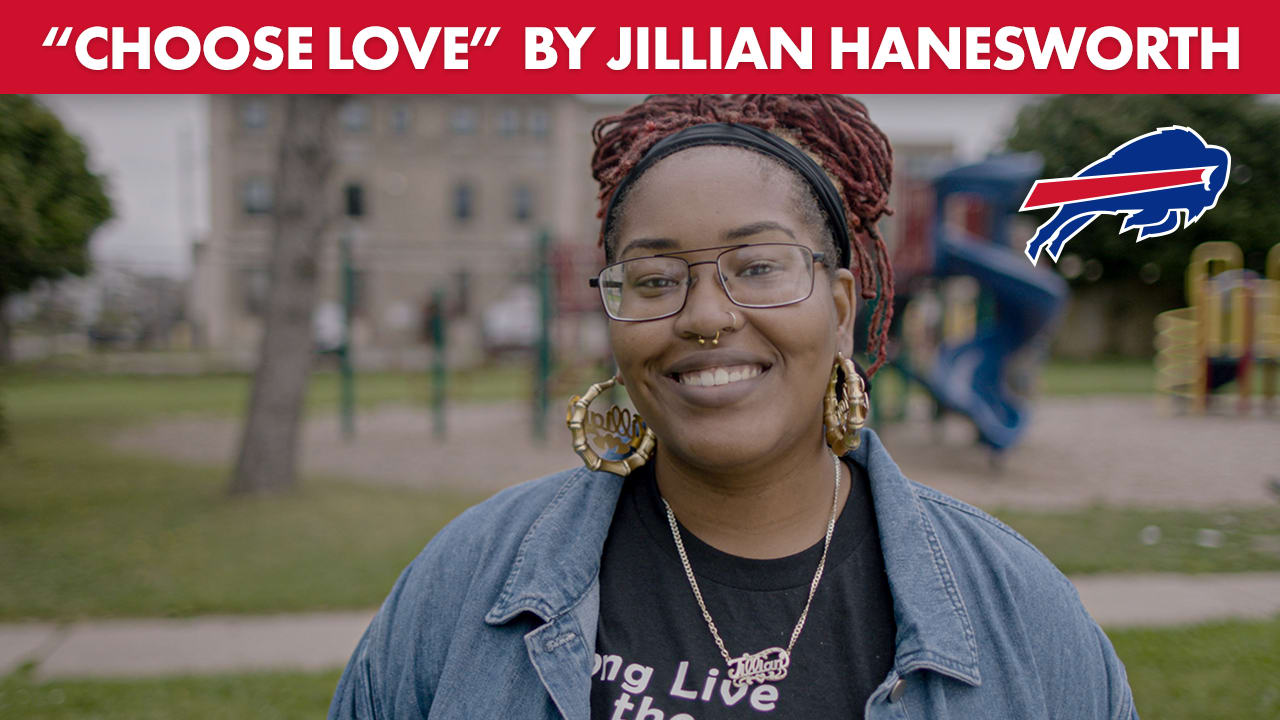 "Choose Love" by Jillian Hanesworth | Bills honor East Buffalo ahead of 2022 season