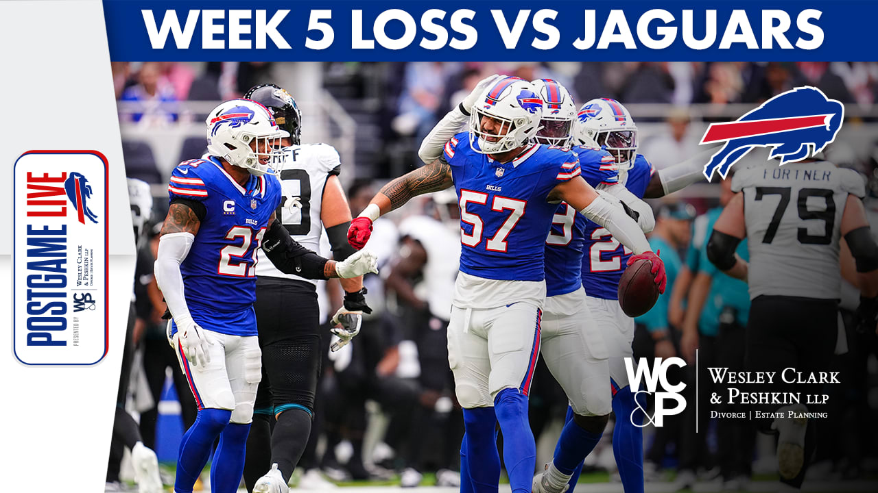 Breaking Down The Week 5 Loss Vs The Jacksonville Jaguars Buffalo Bills