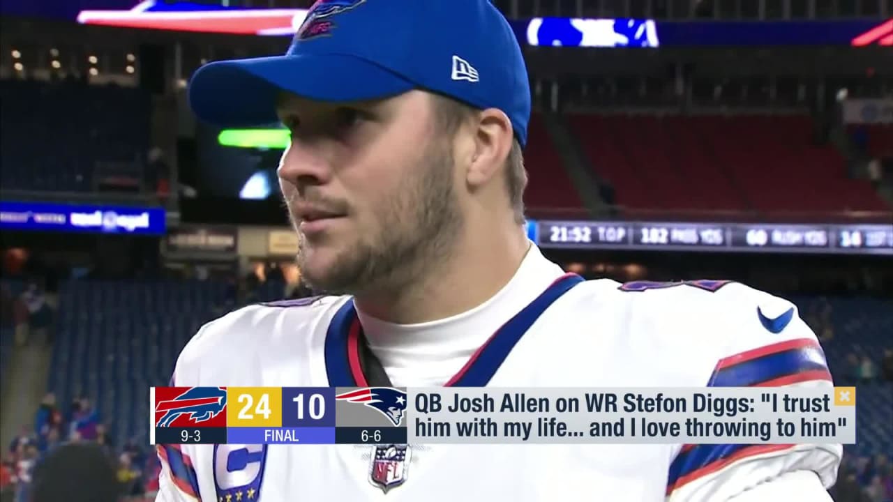 Primetime Adam on X: “Josh Allen is innacurate, bad QB” “Stefon Diggs is a  diva, he's going to miss having a real QB” *See below images* #BillsMafia   / X