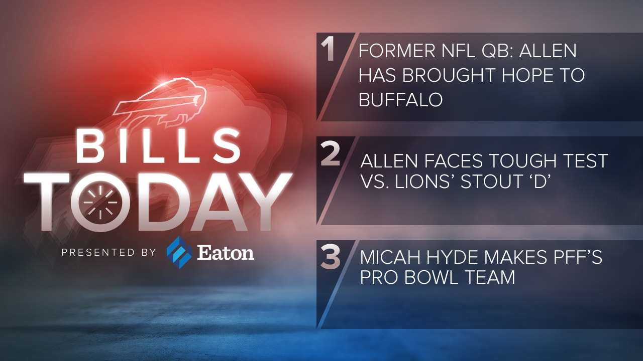 Bills Today Former NFL QB Allen has brought hope to Buffalo