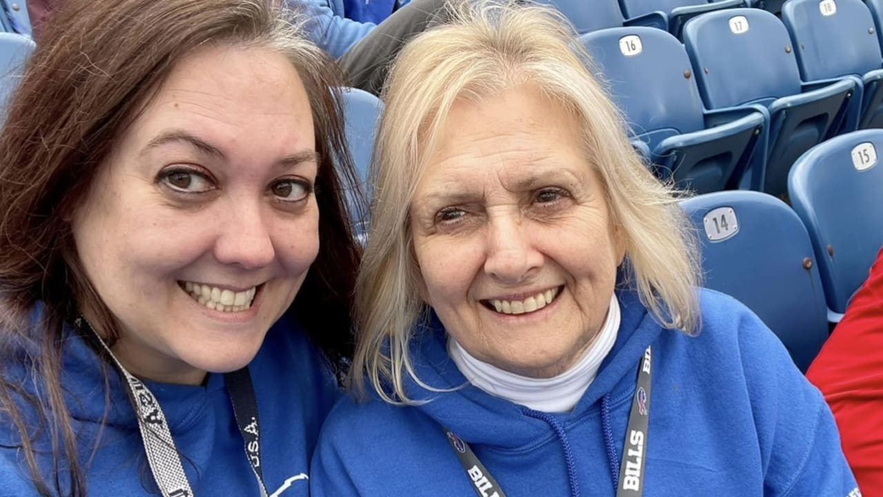 Bills recognize 56year Season Ticket Member for her dedication to the team