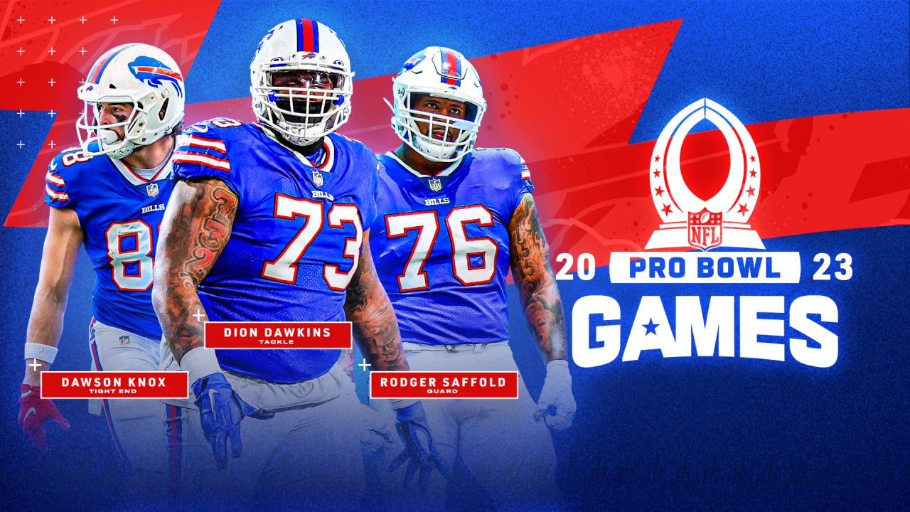 Dawson Knox, Dion Dawkins and Rodger Saffold named to the 2023 Pro Bowl