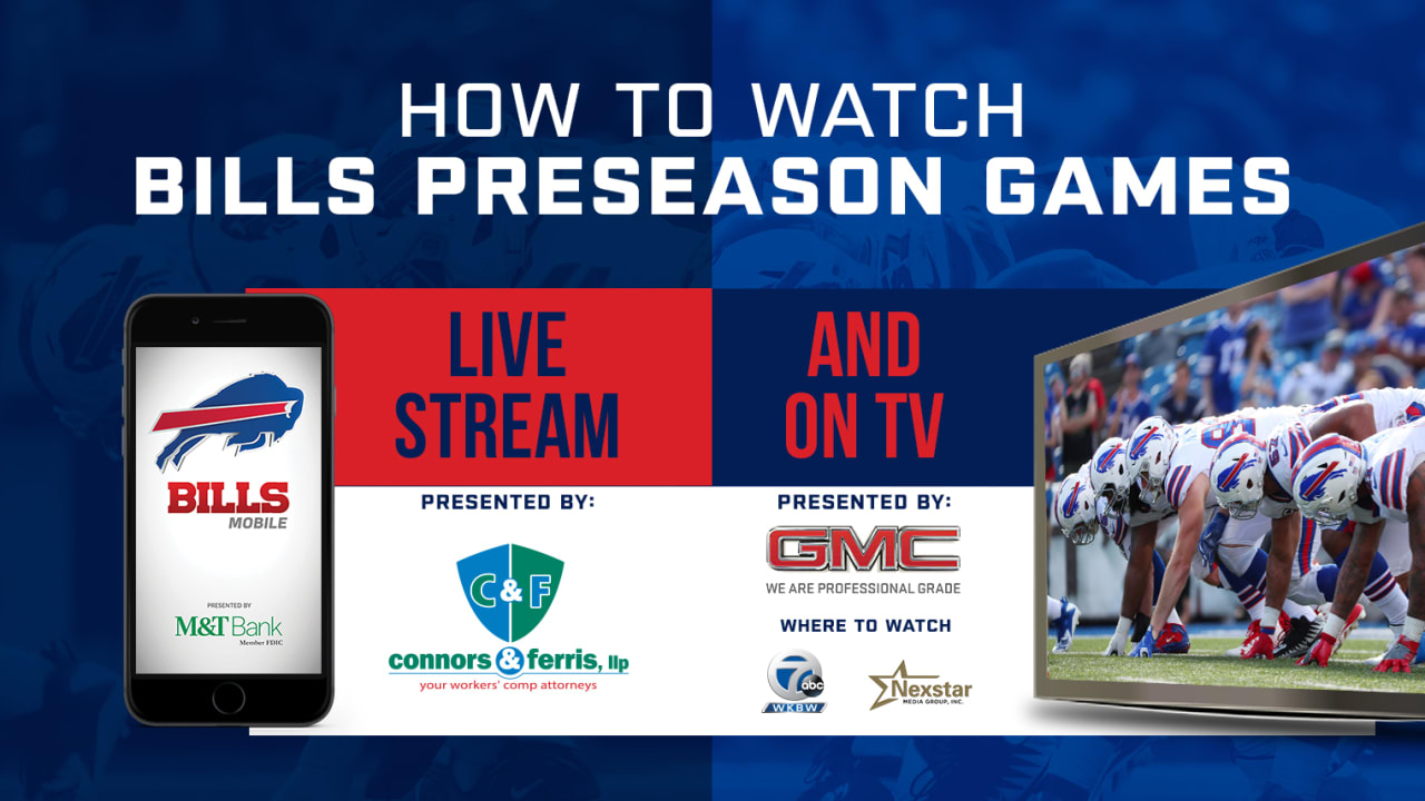 How to watch Bills 2019 preseason games