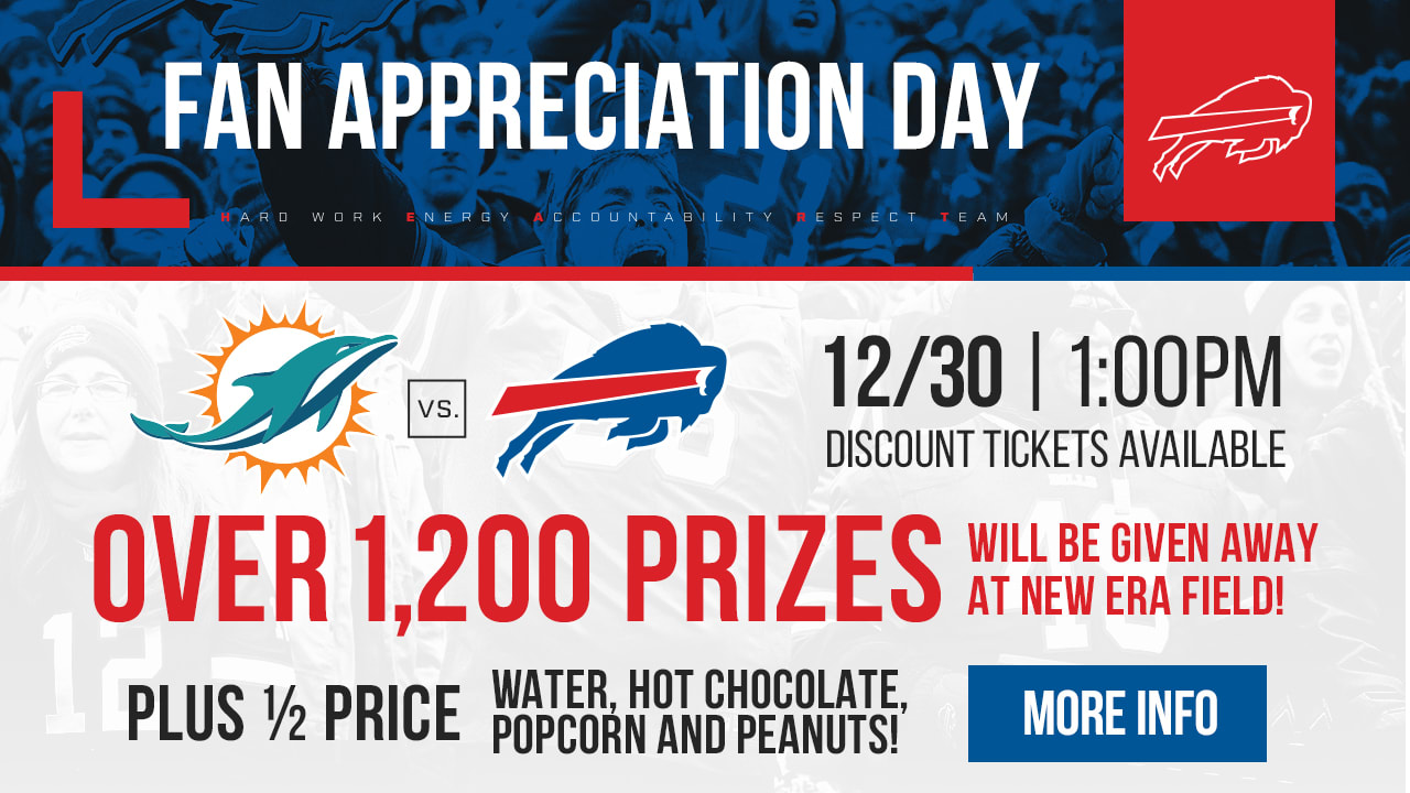 How Bills fans can win one of 1,200 prizes on Fan Appreciation Day