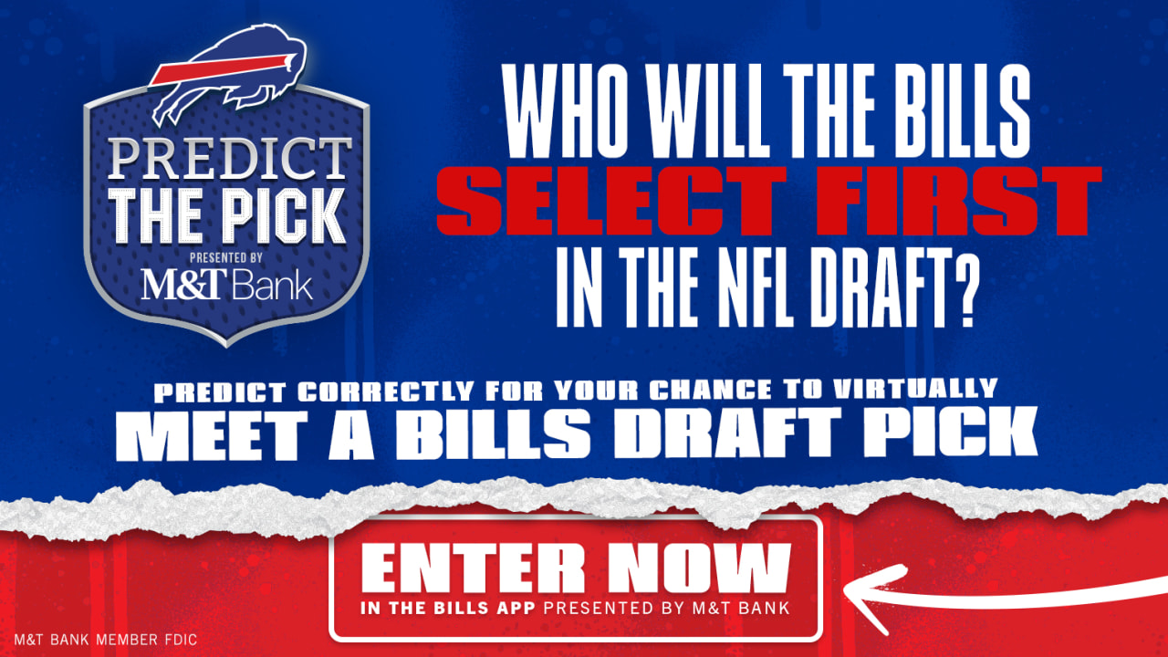 Fans can win a chance to meet Buffalo's first draft pick by entering ...