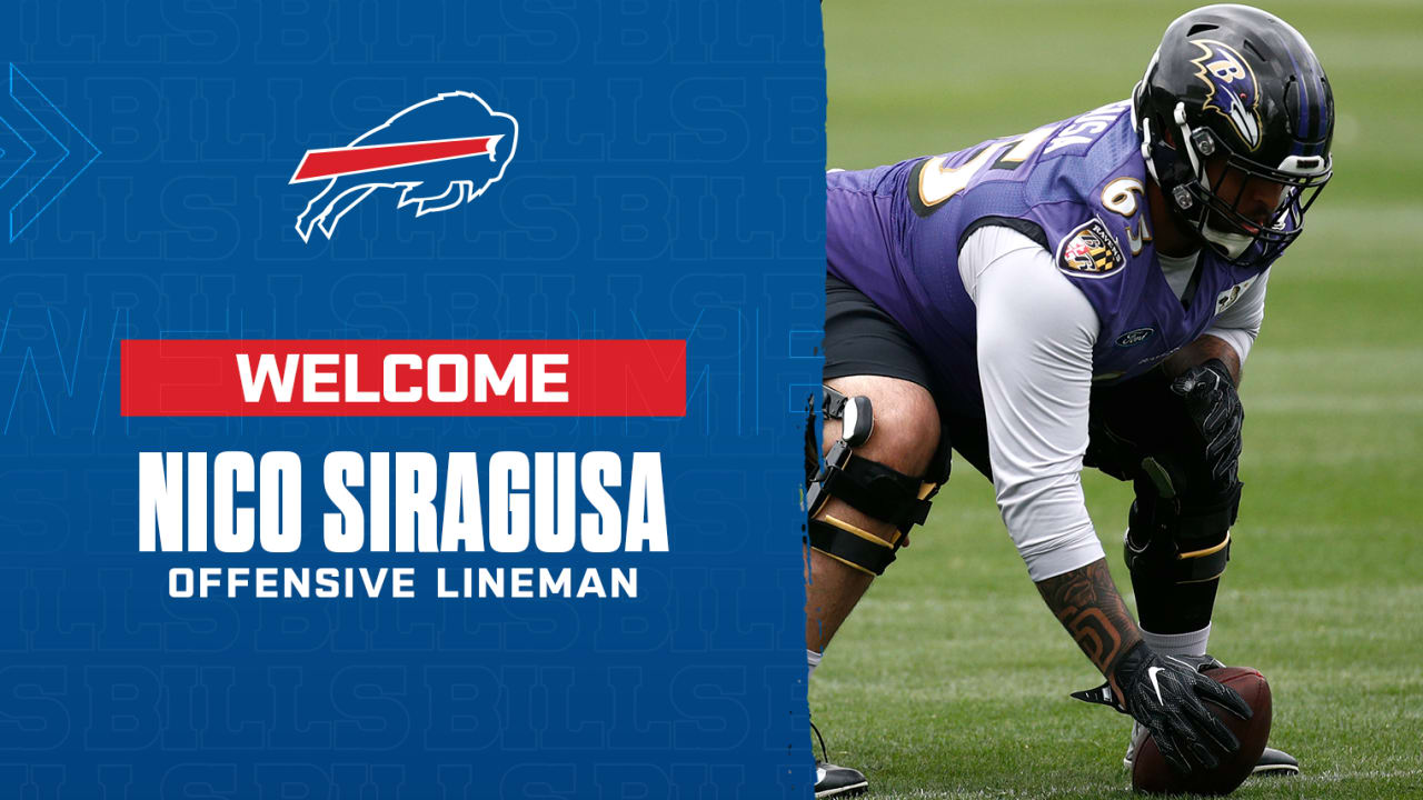 Bills use open roster spot, sign guard Nico Siragusa