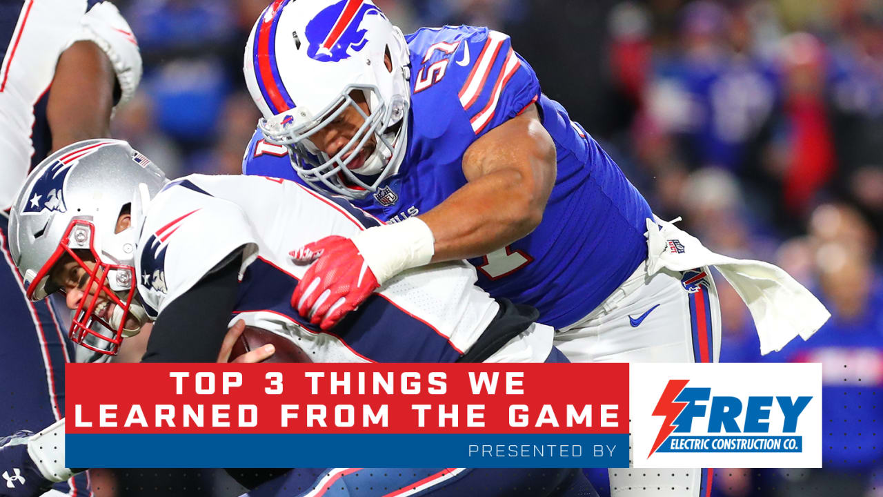 Top 3 things we learned from Bills vs. Patriots