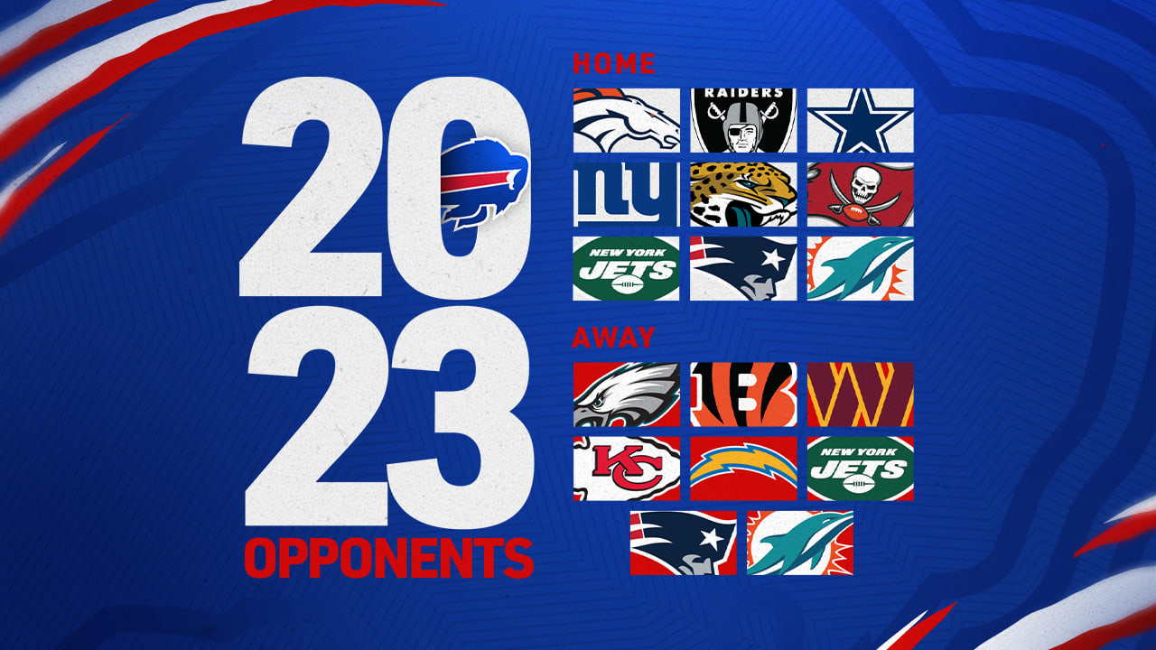 Bills' opponents for 2023 season finalized