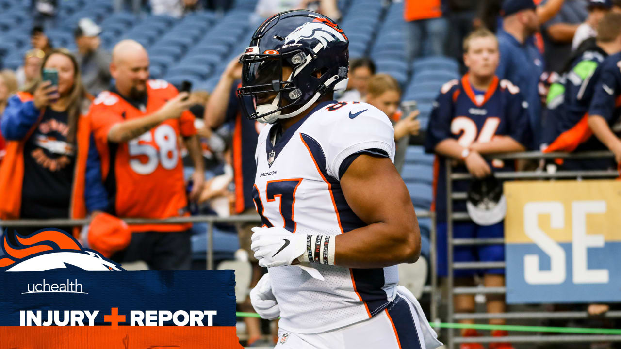 Denver Broncos news: Noah Fant missed week of practice with injury