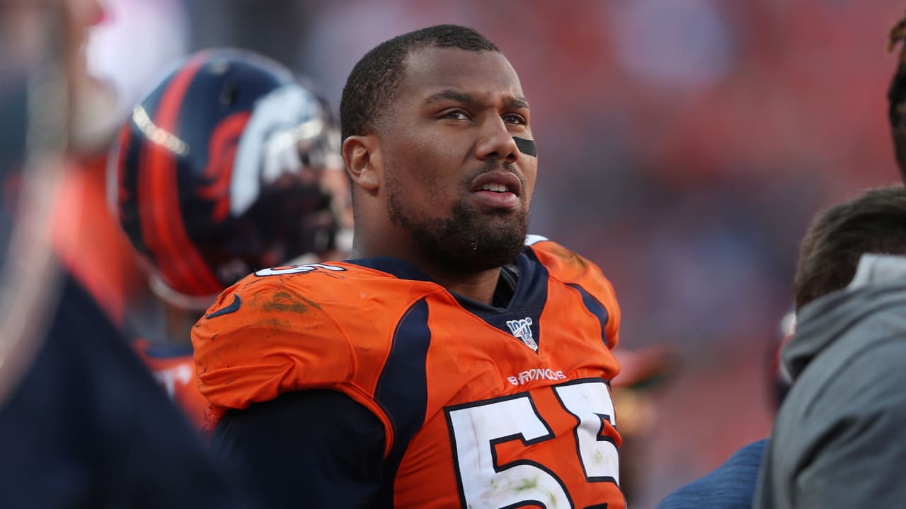 Broncos' Bradley Chubb returns to practice, Garett Bolles goes on